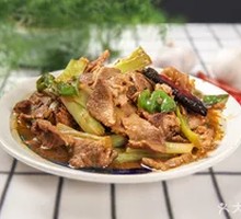 Scallion Stir-Fried Lamb