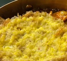 Golden Stringy Fried Egg