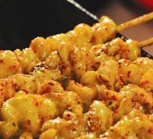 Chicken Skin Skewers