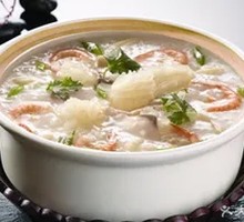 Cantonese Fresh Seafood Pot Rice Porridge
