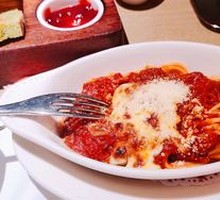 Meat Sauce Baked Spaghetti
