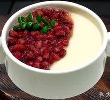 Red Bean Tofu Pudding