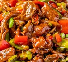 Pork and Chicken Mixed Noodles