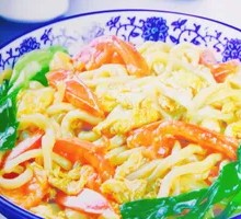 Wood Ear Egg and Tomato Noodles