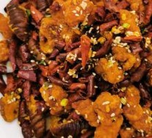 Split Silkworm Pupa