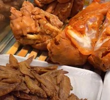 Smoked Chicken Wing Tips with Green Pepper