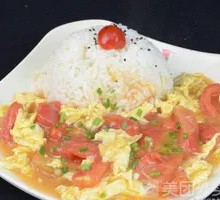 Tomato and Egg Rice Bowl