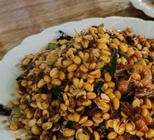 Stir-fried Yellow Beans with River Shrimp