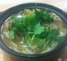 Lamb and Spinach Hot Pot
