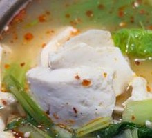 Tofu and Bok Choy Hot Pot