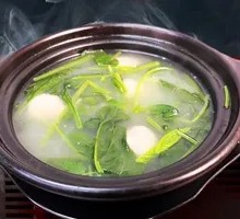 Bok Choy Meatballs with Glass Noodles