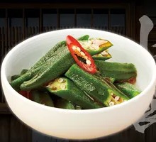 Drained Okra with Sauce
