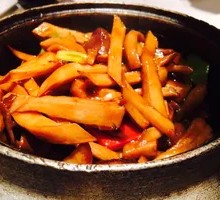 Sizzling Pan Pan-Fried King Oyster Mushrooms