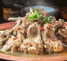 Goat Spine Hot Pot