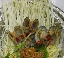 Garlic Flavor Mussels Noodles