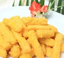 Egg Yolk Baked Pumpkin