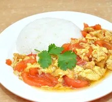 Wood Ear Tomato Rice Bowl