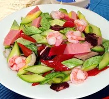 Cucumber and Ham Stir-fry