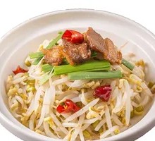Stir-fried Mung Bean Sprouts with Pork