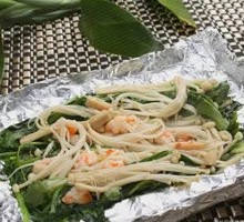 Stir-fried Golden Needle Mushroom