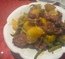 Pressure-Cooked Pork Ribs with Potatoes and Green Beans