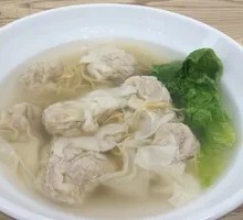 Bittercress and Pork Wontons