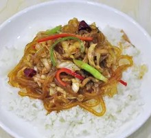 Sour Cabbage Noodle Rice Bowl