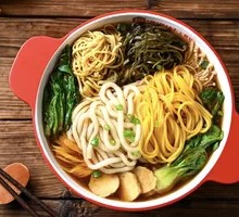 Beef Tendon Noodles with Potato Noodles