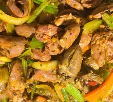 Cumin Chicken Hearts