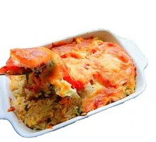 Ham Tomato Meat Sauce Baked Pasta