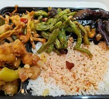 One Meat, Three Vegetables Boxed Meal