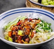 Eggplant Noodles with Sauce