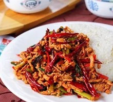 Spicy Pork Noodles with Rice