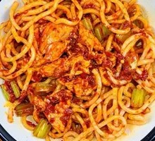鸡肉炒粉