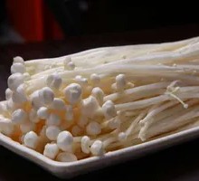 Fried Enoki Mushrooms Skewers