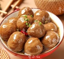 Braised Beef Balls with Sauce