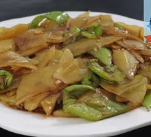 Oyster Sauce Potato Slices