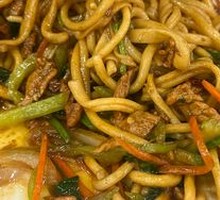 香辣肉丝炒面