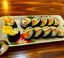 Spicy Kimchi Seaweed Rice Roll