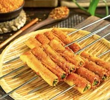 Grilled Cilantro Rolls