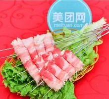 Pork Belly Rolls with Enoki Mushrooms