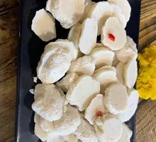 Fish Ball and Fish Tofu Combination Plate