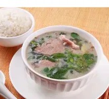 Pork and Goji Soup Rice