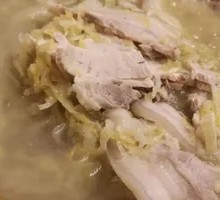 Braised Pork Belly with Pickled Cabbage