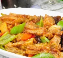 Ham and Eggplant Stir-fry