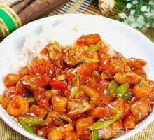 Braised Pork with Eggplant Rice Bowl