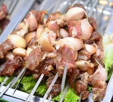 Garlic Pork Skewers