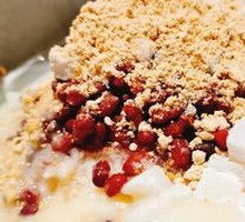Red Bean Rice Cake Ice
