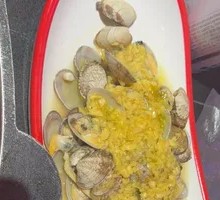 Golden Soup Scallops
