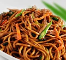 香辣肉丝炒面